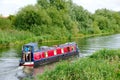 Narrow boat on the Great Ouse.