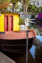 Narrow boats in Little Venice. London, 2017