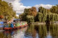 Narrow boats in Little Venice. London, 2017.