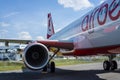 Narrow-body jet airliner Airbus A321-211. Airberlin.