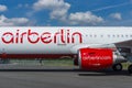 Narrow-body jet airliner Airbus A321-211. Airberlin.