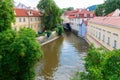 Certovka Canal, Prague, Czech Republic Royalty Free Stock Photo