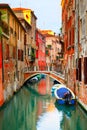 Narrow canal in Venice