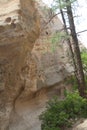 A narrow canyon on Kasha-Katuwe/Tent Rocks National Monument