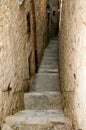 Narrow Cobble Street Royalty Free Stock Photo