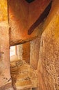 The narrow descent under the house, Castello, Valsolda, Italy