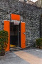 Narrow entrance of the walled village of Kat Hing Wai Royalty Free Stock Photo