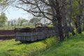 Narrow-gauge field railway, in Germany called Lore, transport of