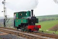 Narrow gauge Joffre class steam locomotive Royalty Free Stock Photo