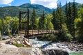 The Animas River viewed from the train from Durango to Silverton in Colorado