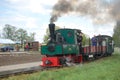 Narrow Gauge Steam Railway Train