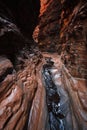 Narrow gorge in West Australia Royalty Free Stock Photo