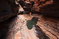 Narrow gorge in West Australia Royalty Free Stock Photo