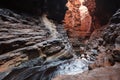 Narrow gorge in West Australia Royalty Free Stock Photo