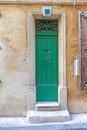 Narrow Green Door