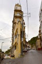 A narrow house in Algiers city, an interesting view of a house, Algiers, Algeria, Africa