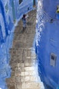 Narrow lane, Chefchaouen, Morocco