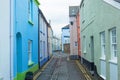 Narrow lane through an English village Royalty Free Stock Photo