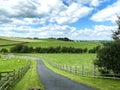 Narrow road near, Yarlside Lane, Horton, Gisburn, UK