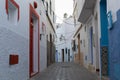 Narrow old street in the medina of Asilah