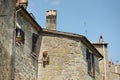 Narrow old streets of the famous Pitigliano town. Beautiful italian towns and villages. Etruscan heritage, Grosseto, Tuscany, Royalty Free Stock Photo