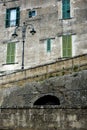 Narrow old streets of the famous Pitigliano town. Beautiful italian towns and villages. Etruscan heritage, Grosseto, Tuscany, Royalty Free Stock Photo