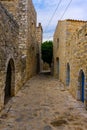 Areopoli, the traditional village of Mani in Peloponnese Greece. Royalty Free Stock Photo