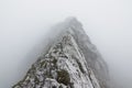 Nordkette foggy ridge