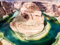 a narrow river that cuts through a rocky gorge below the mountains Royalty Free Stock Photo