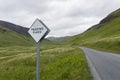 On the narrow road on the Isle of Mull