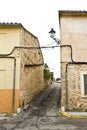 Narrow road Sineu Mallorca Majorca