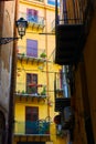 Narrow side street in Palermo Royalty Free Stock Photo