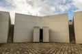 Narrow staircases and narrow entrance into the crypt of Deportation Martyrs memorial, Paris