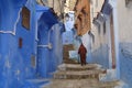 Narrow and staired streets of Morocco. Stairs that make you tired.