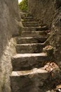 Narrow, steep steps Royalty Free Stock Photo