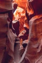 Narrow Stone Gorge of the Antelope Canyon, Arizona