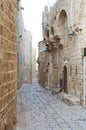 narrow stone street in Jerusalem