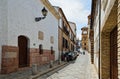Narrow street in the ancient Granada Royalty Free Stock Photo
