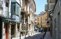 Narrow street of ancient Spanish town Baza