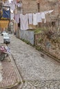 Narrow street in Balat quarter of Fatih district