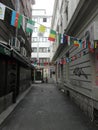 Narrow street in beautiful Sarajevo