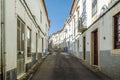 A narrow street of Borba in Alentejo, Portugal Royalty Free Stock Photo