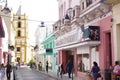 Narrow street in CamagÃÂ¼ey, Cuba