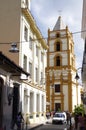 Narrow street in CamagÃÂ¼ey, Cuba