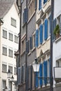 Narrow street of downtown Zurich