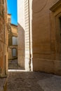 Narrow street in Gordes village in France Royalty Free Stock Photo