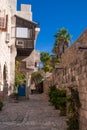 A narrow street in historic Jaffa , Israel