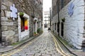 Narrow Street of Historical Centre of Plymouth