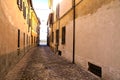 Narrow street in an italian town