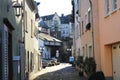 Architecture of a little German town, Saarburg at the Saar River